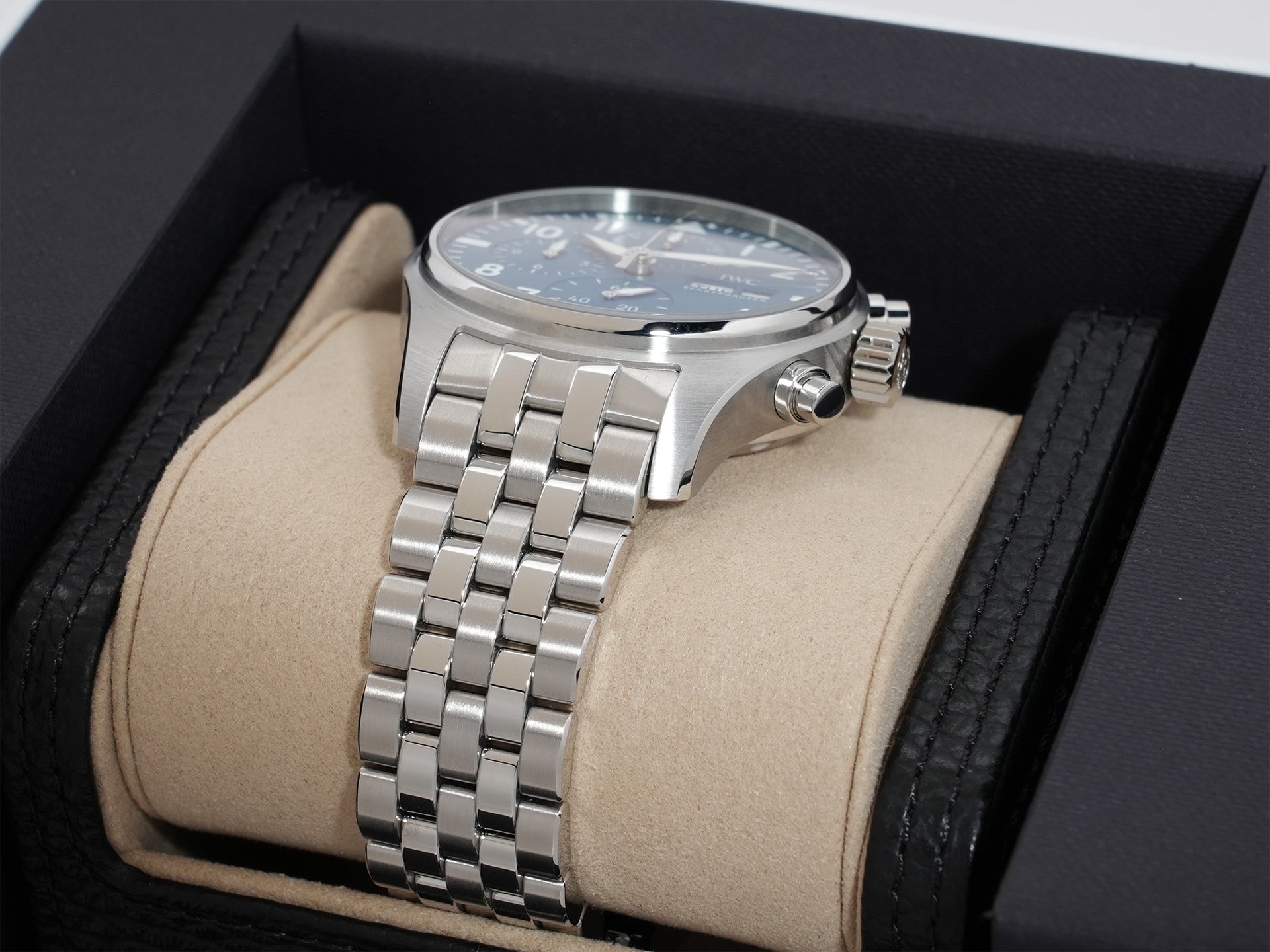 IWC パイロットウォッチ クロノグラフ 41 Ref.IW388117 ステンレススチール ライトブルー文字盤 極美品 e29rrw54