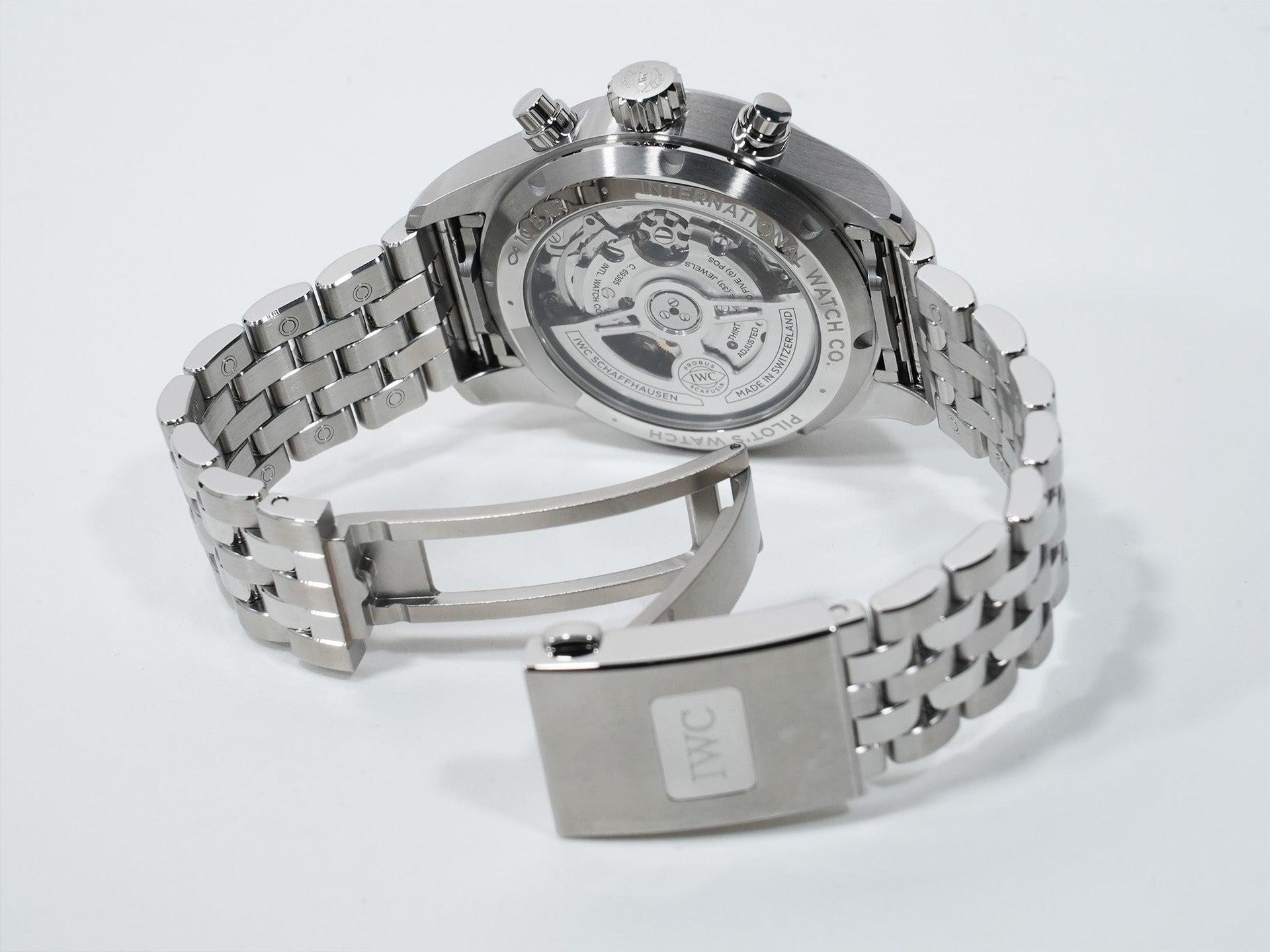 IWC パイロットウォッチ クロノグラフ 41 Ref.IW388117 ステンレススチール ライトブルー文字盤 極美品 e29rrw54