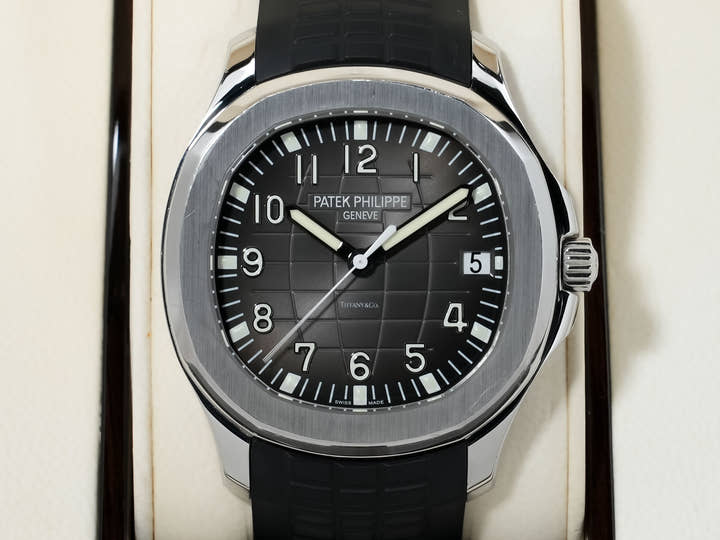 パテックフィリップ アクアノート TIFFANY＆CO. Ref.5167A-001 ステンレススチール ブラック文字盤 中古 7vyvyy6u