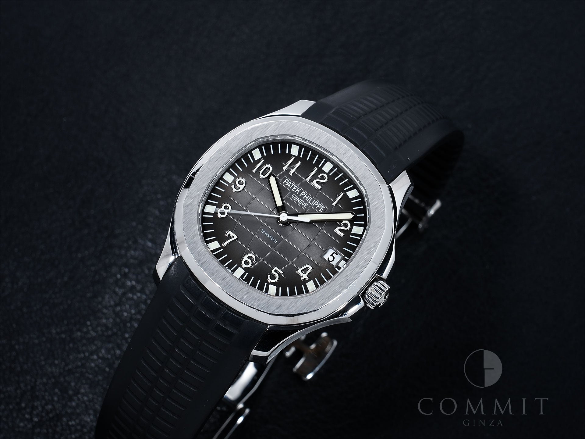 パテックフィリップ アクアノート TIFFANY＆CO. Ref.5167A-001 ステンレススチール ブラック文字盤 中古 7vyvyy6u