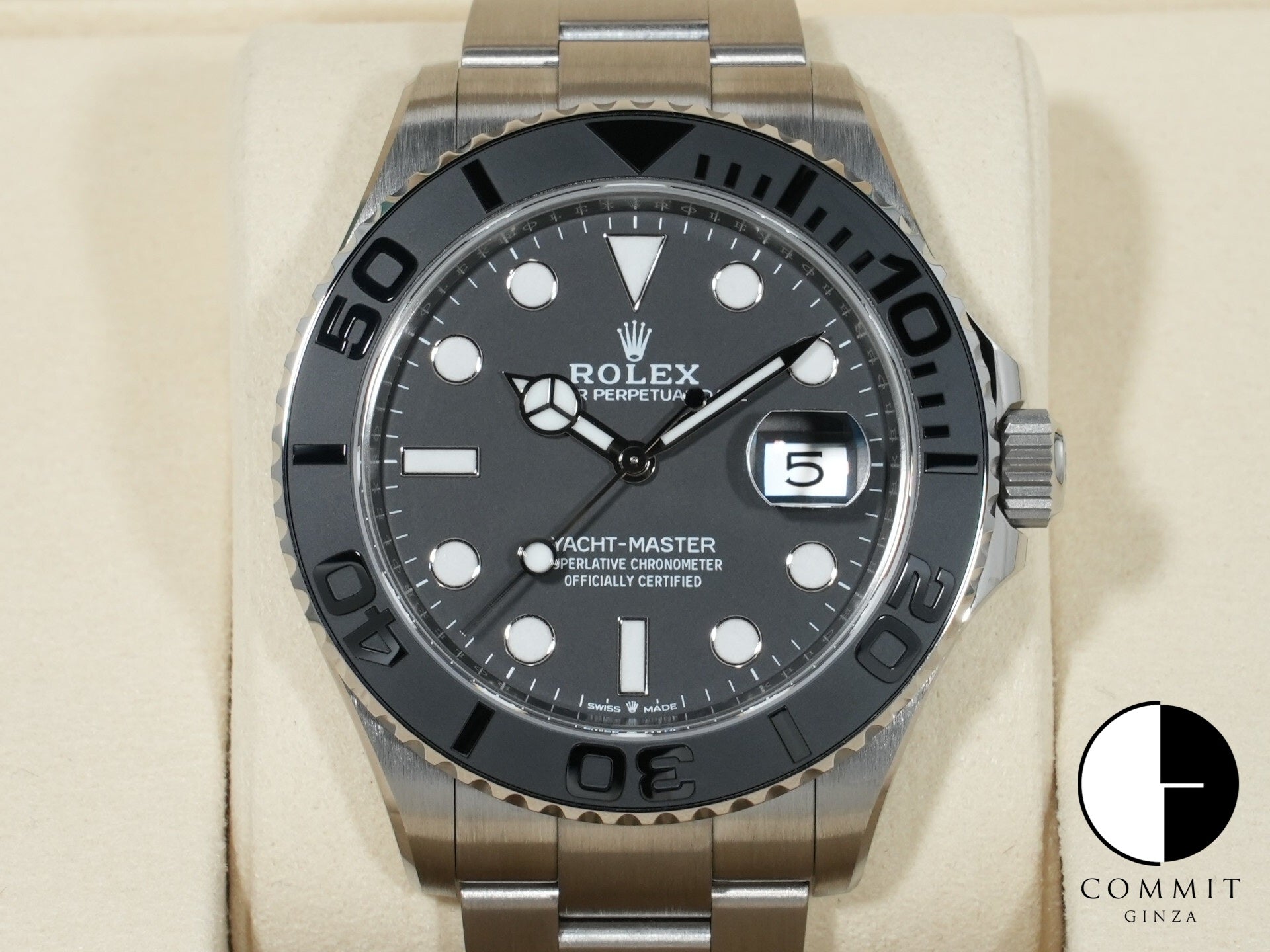 ロレックス ヨットマスター42 Ref.226627 RLXチタン ブラック文字盤 未使用 y49j6tjy