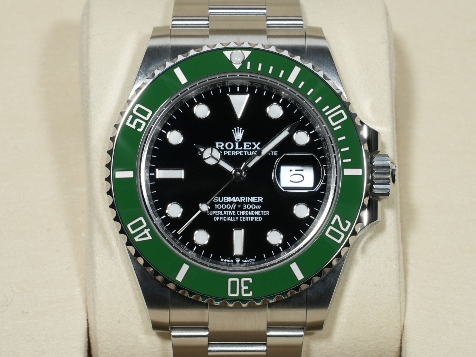 ロレックス サブマリーナー デイト Ref.126610LV ステンレススチール ブラック文字盤 未使用 igajxunf