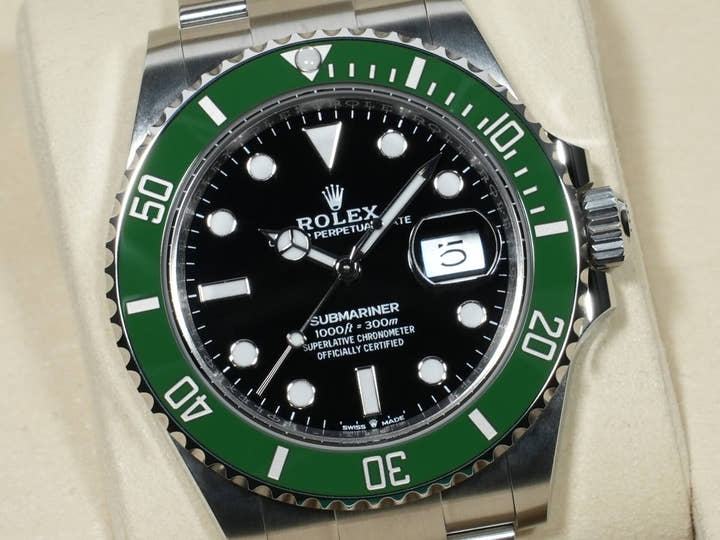ロレックス サブマリーナー デイト Ref.126610LV ステンレススチール ブラック文字盤 未使用 igajxunf