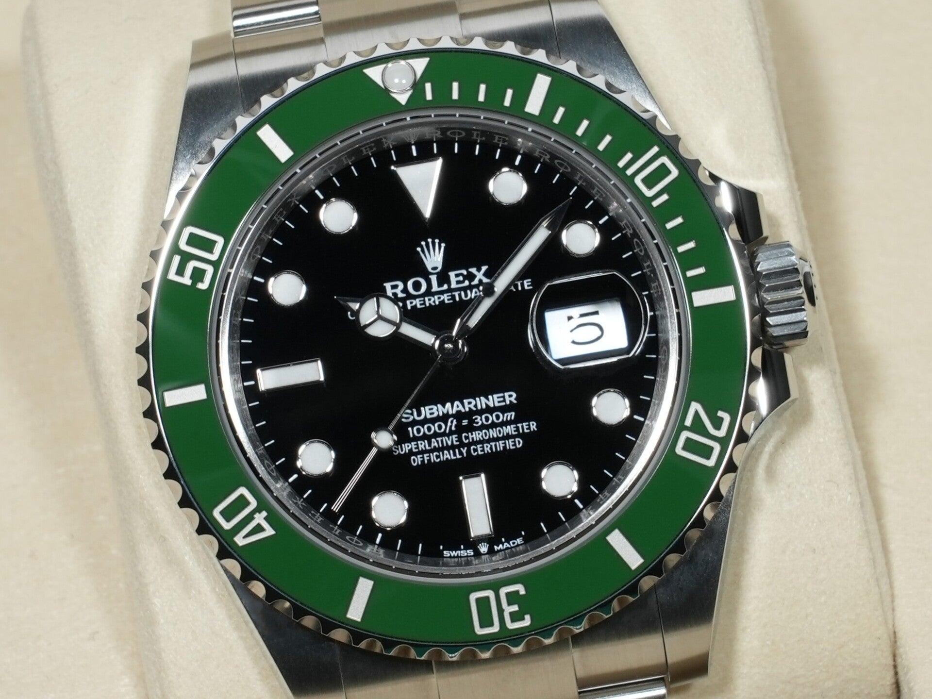 ロレックス サブマリーナー デイト Ref.126610LV ステンレススチール ブラック文字盤 未使用 igajxunf