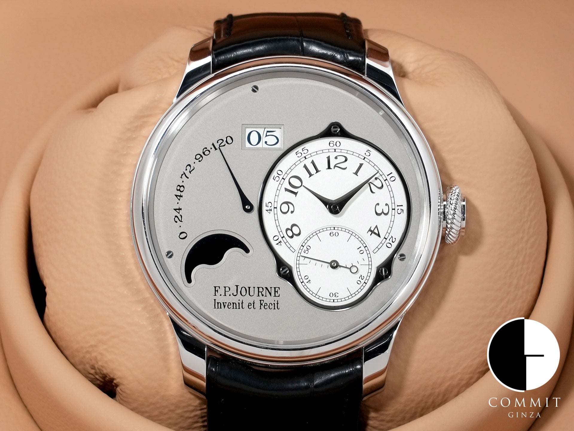 F.P.ジュルヌ オクタ リュヌ Ref.- プラチナ ホワイトゴールド文字盤 中古 b5jgf2z7
