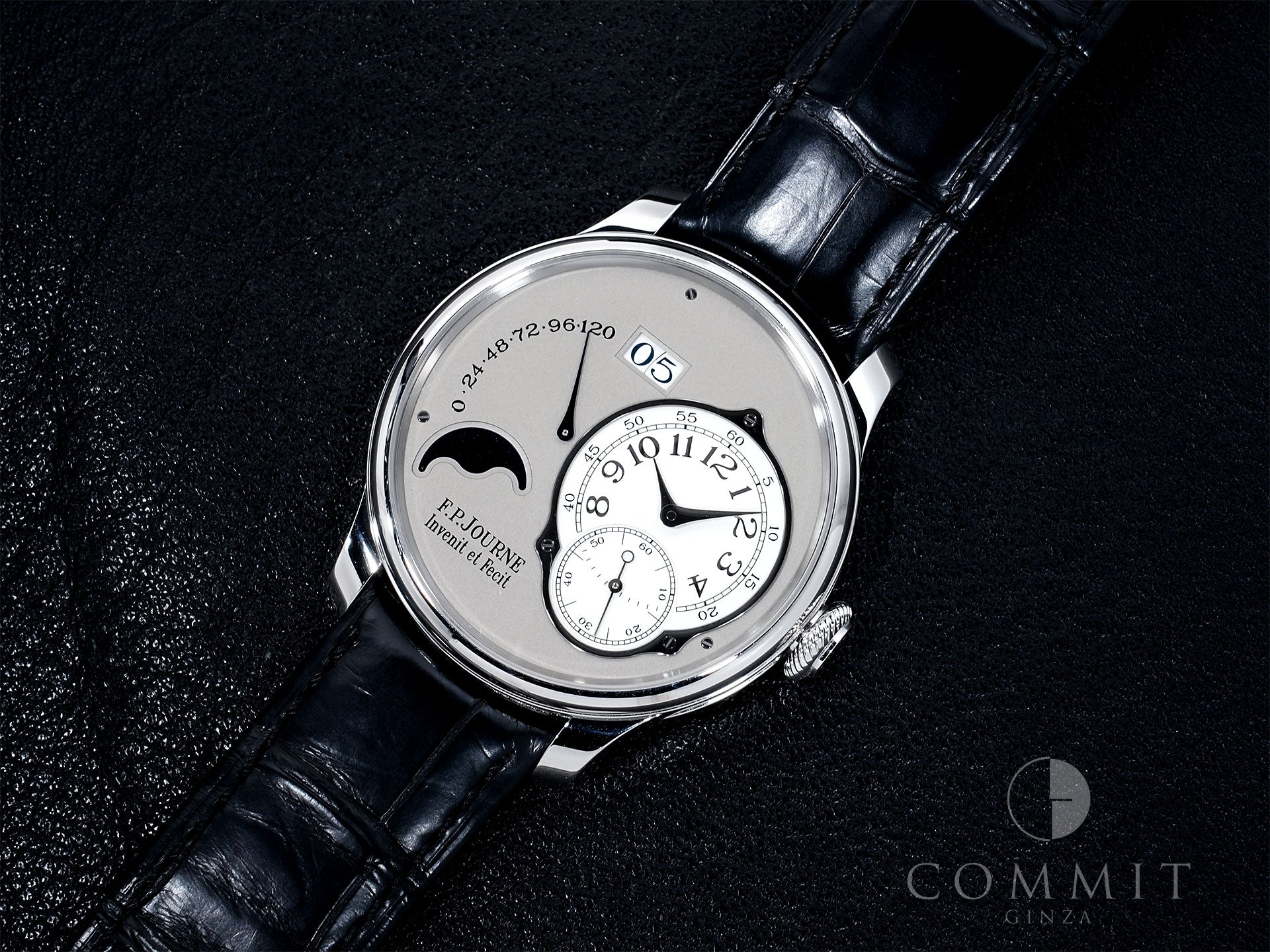 F.P.ジュルヌ オクタ リュヌ Ref.- プラチナ ホワイトゴールド文字盤 中古 b5jgf2z7