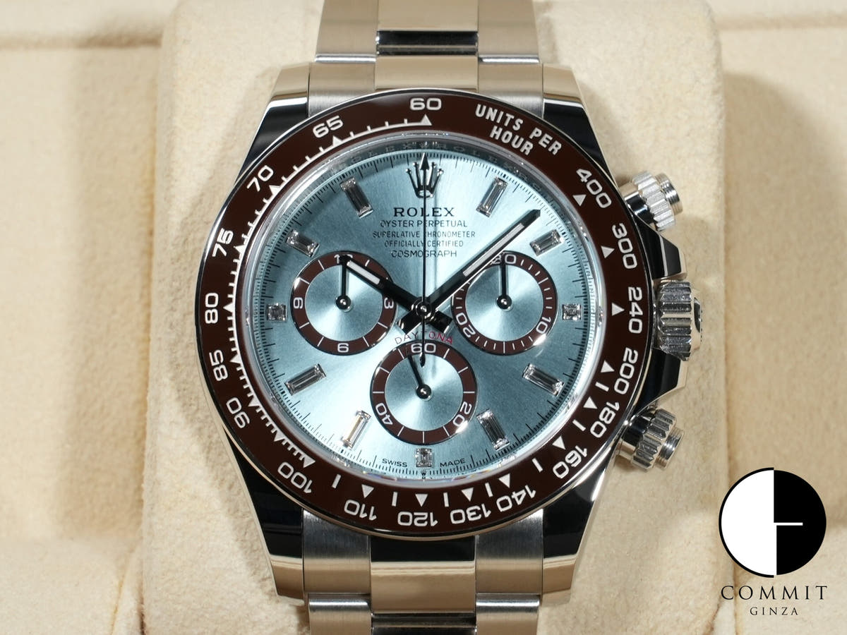 ロレックス デイトナ Ref.126506A プラチナ アイスブルーx11Pダイヤ文字盤 未使用 aeri8xcg