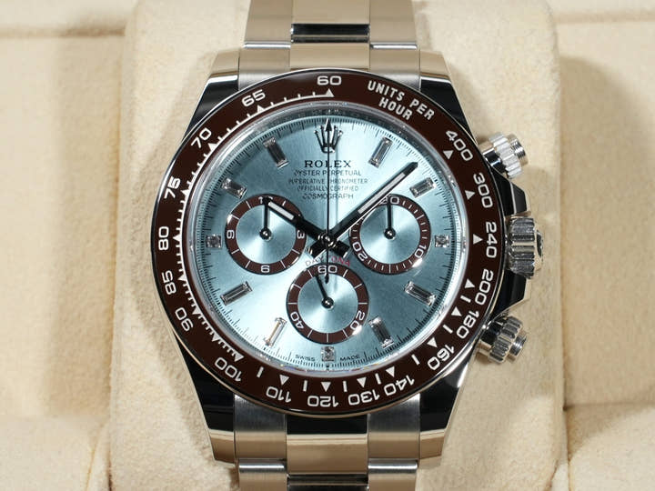 ロレックス デイトナ Ref.126506A プラチナ アイスブルーx11Pダイヤ文字盤 未使用 aeri8xcg