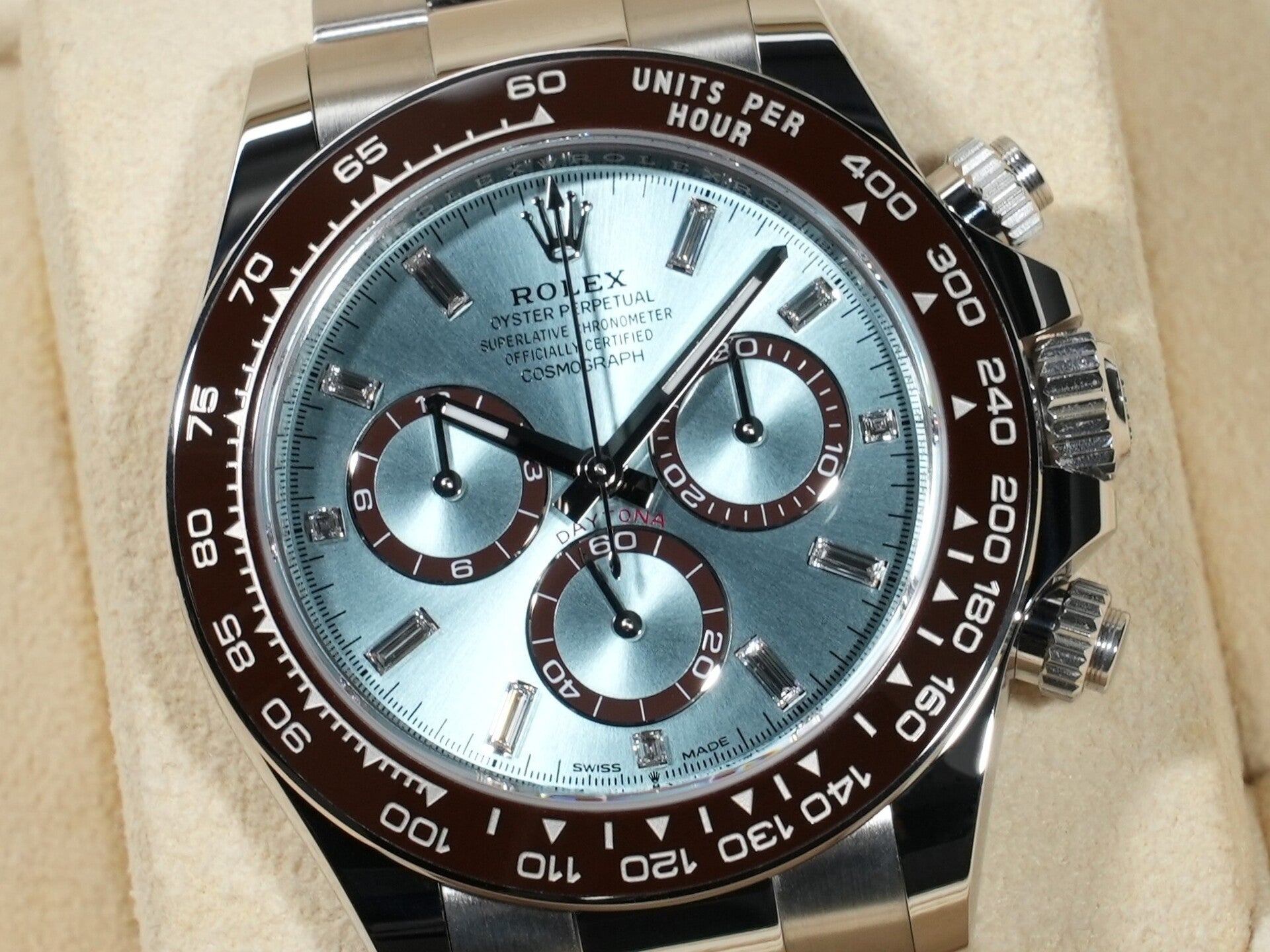 ロレックス デイトナ Ref.126506A プラチナ アイスブルーx11Pダイヤ文字盤 未使用 aeri8xcg