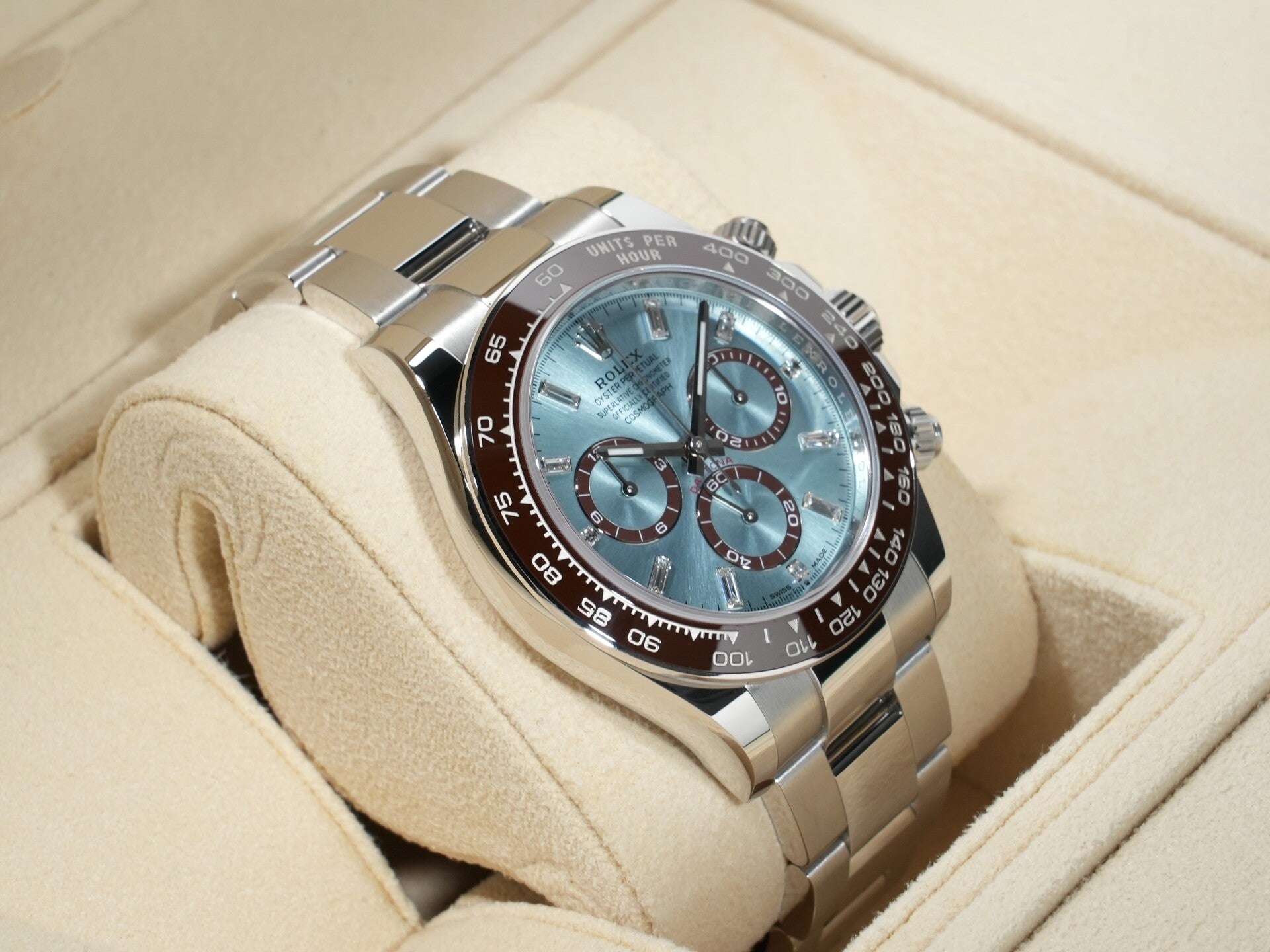 ロレックス デイトナ Ref.126506A プラチナ アイスブルーx11Pダイヤ文字盤 未使用 aeri8xcg