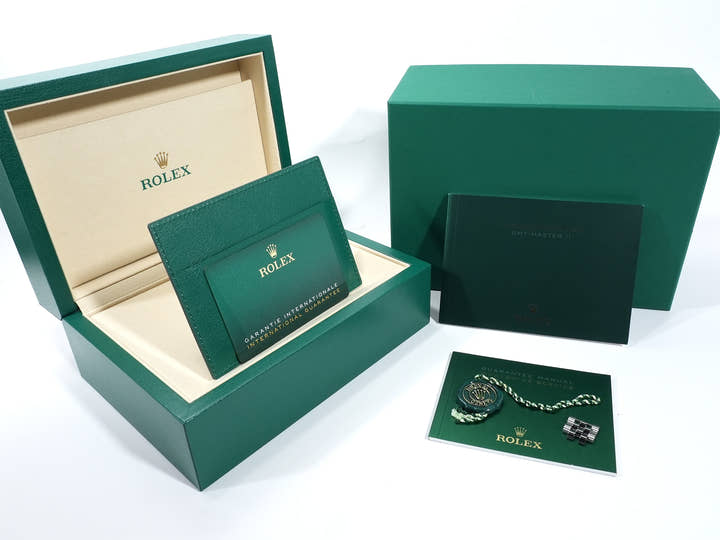 ロレックス GMTマスターII Ref.126710GRNR ステンレススチール ブラック文字盤 ジュビリーブレスレット 未使用 aiyh4xv5