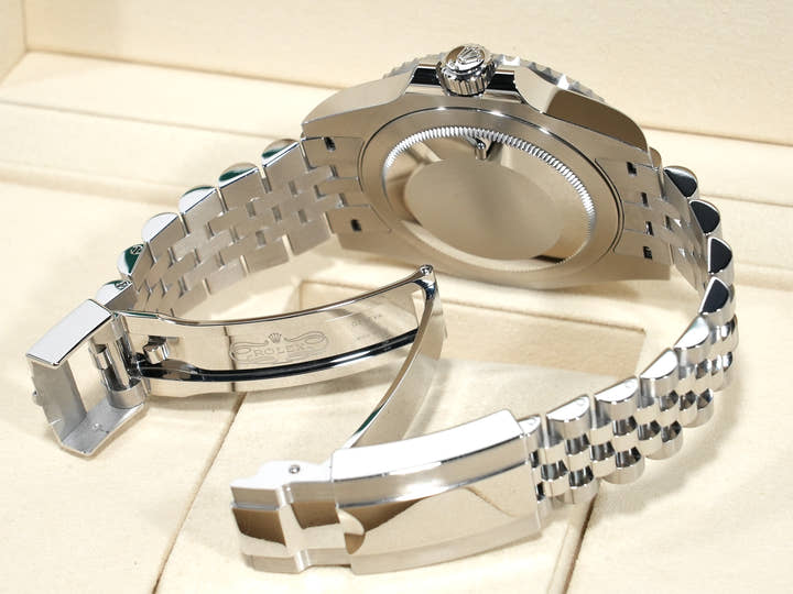 ロレックス GMTマスターII Ref.126710GRNR ステンレススチール ブラック文字盤 ジュビリーブレスレット 未使用 jms5onx7