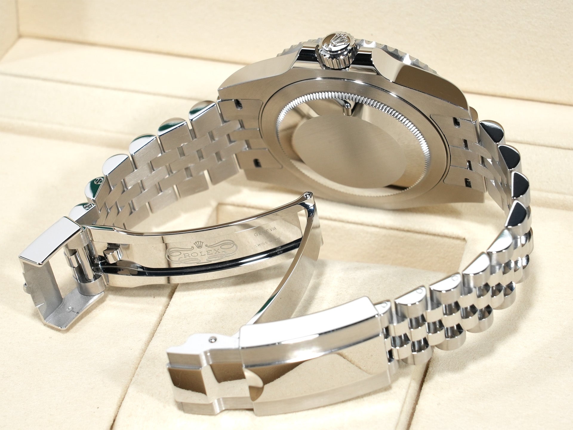 ロレックス GMTマスターII Ref.126710GRNR ステンレススチール ブラック文字盤 ジュビリーブレスレット 未使用 jms5onx7