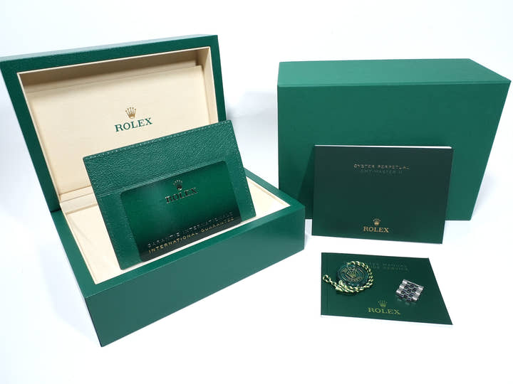 ロレックス GMTマスターII Ref.126710GRNR ステンレススチール ブラック文字盤 ジュビリーブレスレット 未使用 jms5onx7