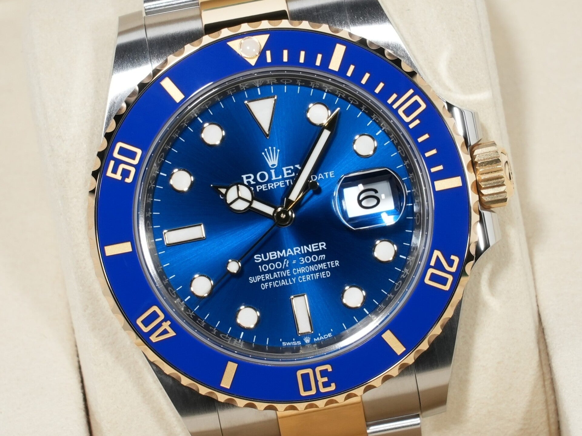 ロレックス サブマリーナー デイト Ref.126613LB ステンレススチール/イエローゴールド ブルー文字盤 未使用 rqyfv78f