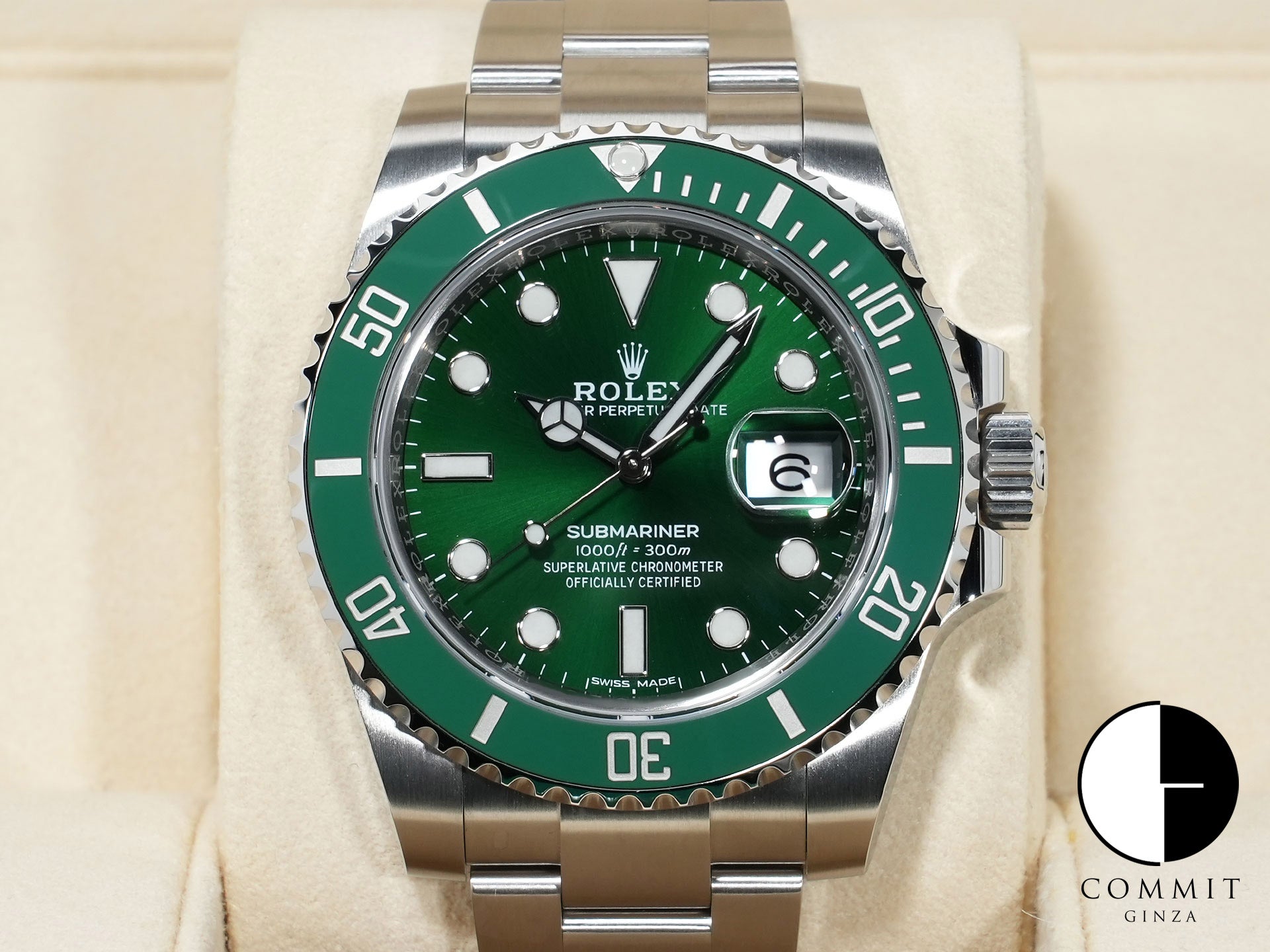 ロレックス サブマリーナー デイト Ref.116610LV ステンレススチール グリーン文字盤 極美品 m2xtzioz