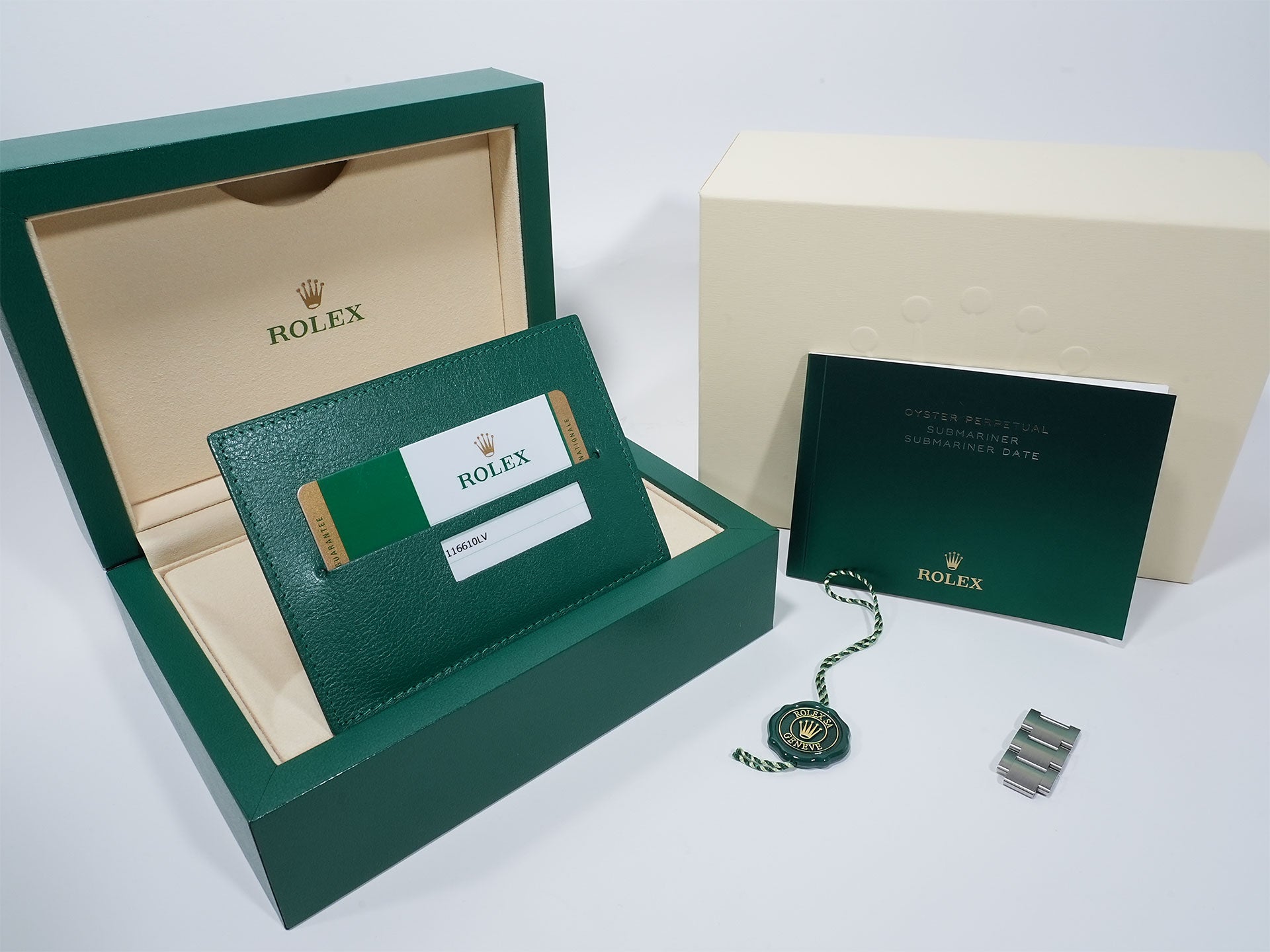 ロレックス サブマリーナー デイト Ref.116610LV ステンレススチール グリーン文字盤 極美品 m2xtzioz