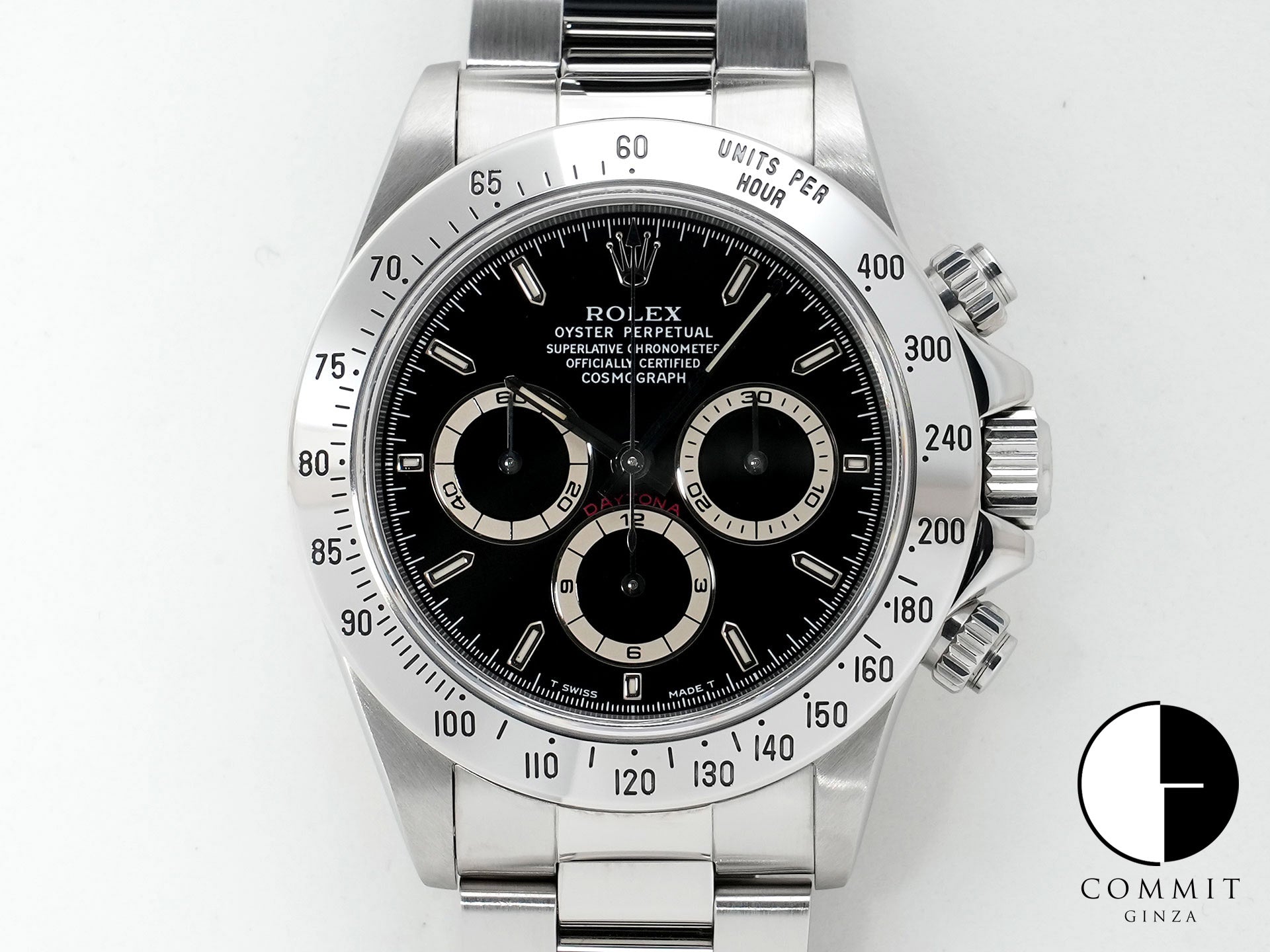 ロレックス デイトナ エルプリメロ Ref.16520 ステンレススチール ブラック文字盤 美中古 a56sucux