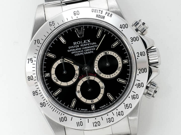 ロレックス デイトナ エルプリメロ Ref.16520 ステンレススチール ブラック文字盤 美中古 a56sucux