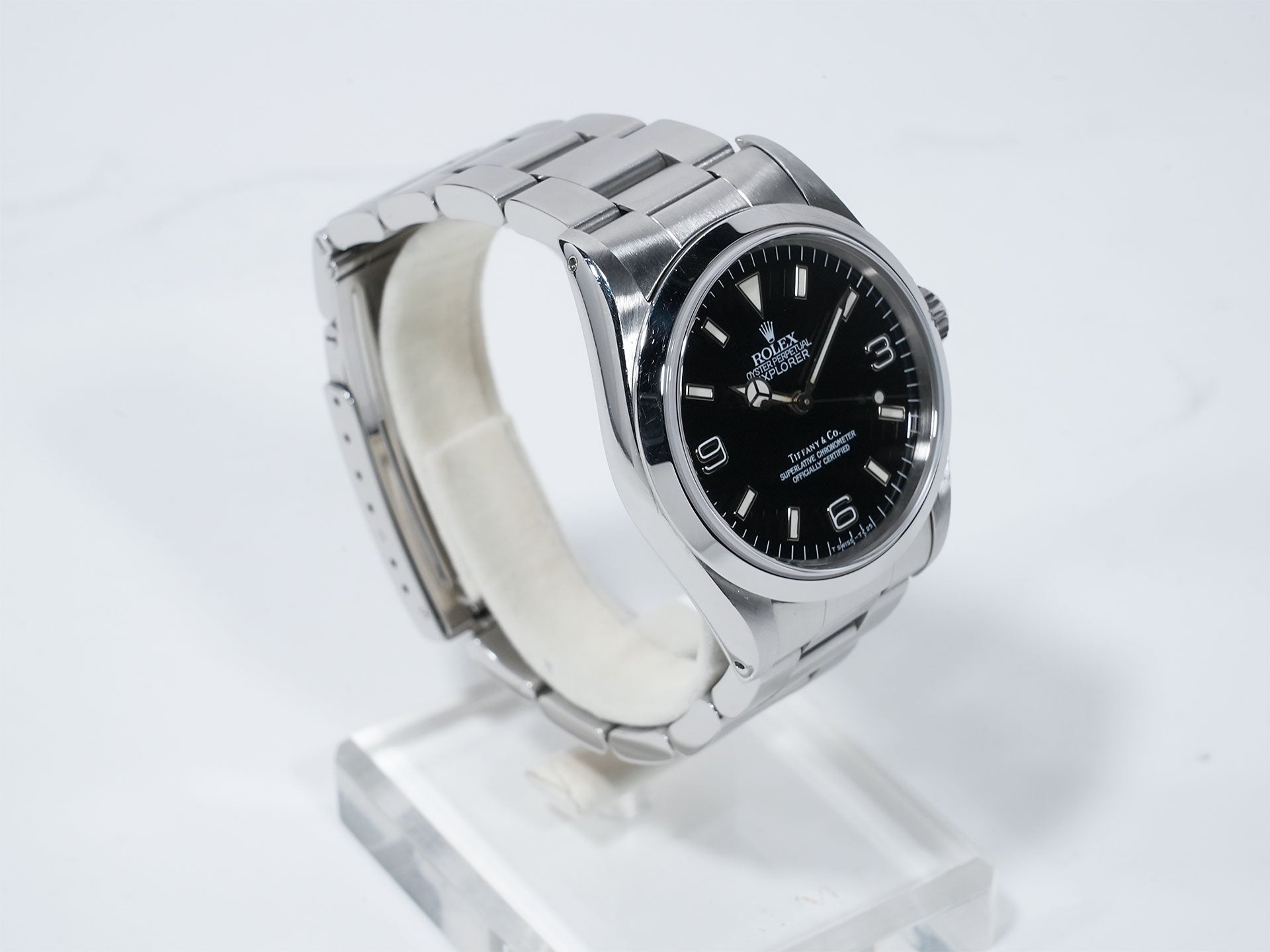 ロレックス エクスプローラーI Ref.14270 ステンレススチール ブラック文字盤 オイスターブレスレット 中古 jm6qrzvg