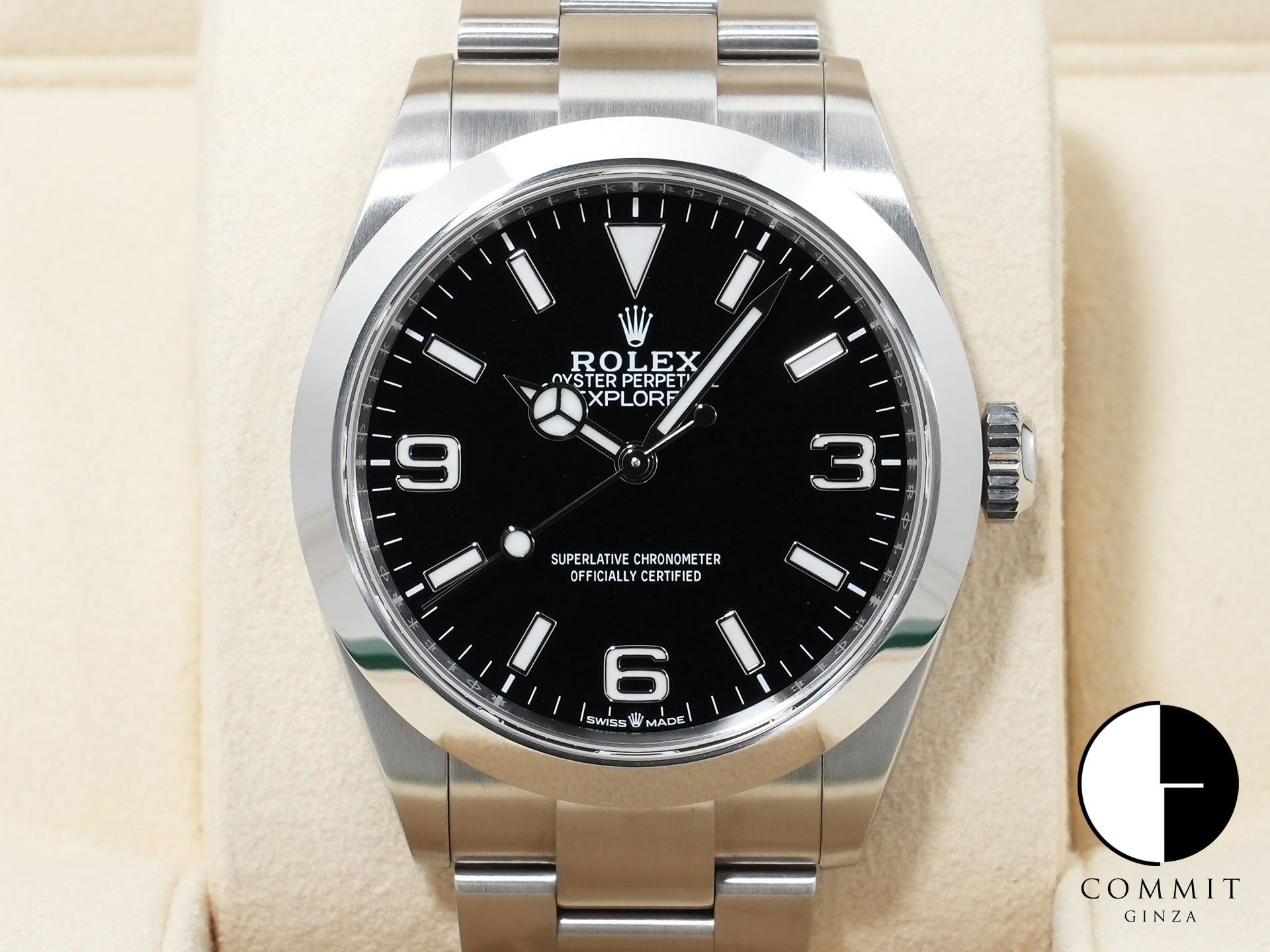 ロレックス エクスプローラー40 Ref.224270 ステンレススチール ブラック文字盤 オイスターブレスレット 中古 ceb52jy2