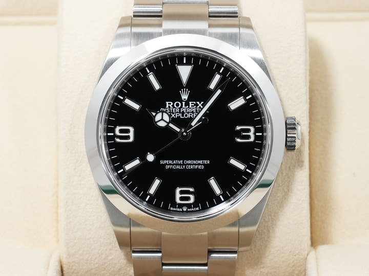 ロレックス エクスプローラー40 Ref.224270 ステンレススチール ブラック文字盤 オイスターブレスレット 中古 ceb52jy2