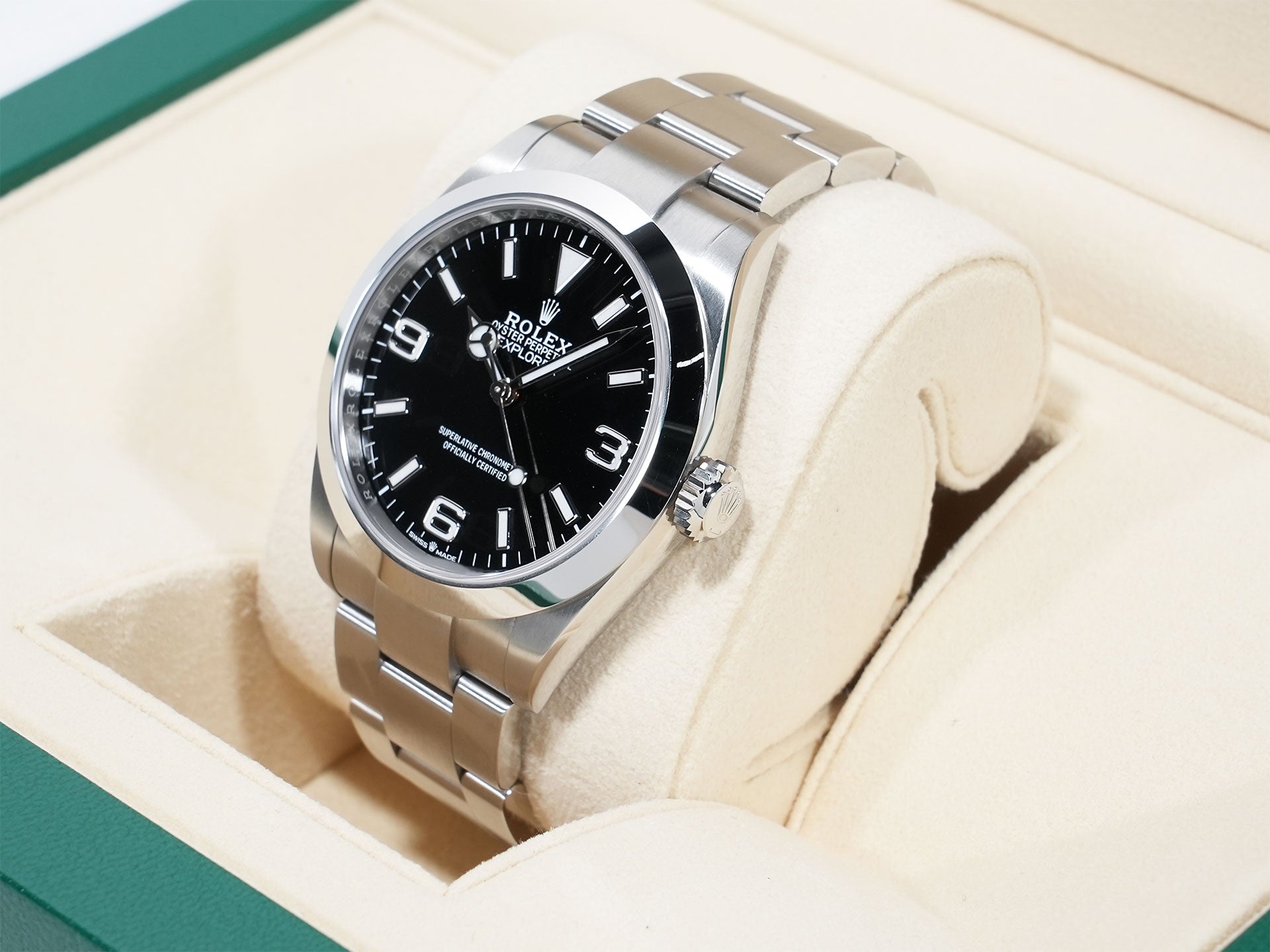 ロレックス エクスプローラー40 Ref.224270 ステンレススチール ブラック文字盤 オイスターブレスレット 中古 ceb52jy2