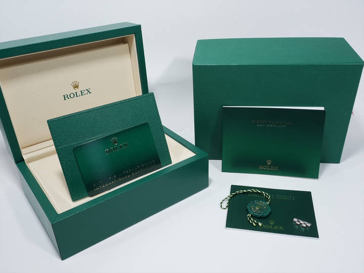 Rolex Sky-Dweller Ref. 336934 Stainless Steel/White Gold Mint Green Dial Jubilee Bracelet Unused rumdkvsa
