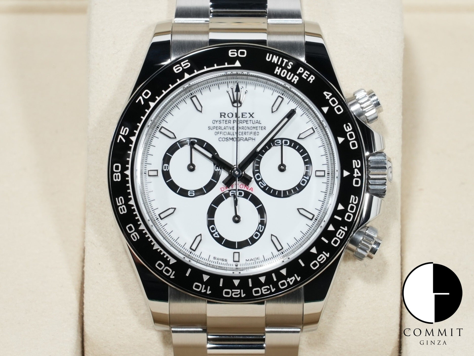 ロレックス デイトナ Ref.126500LN ステンレススチール ホワイト文字盤 美品 o2ss3jwt