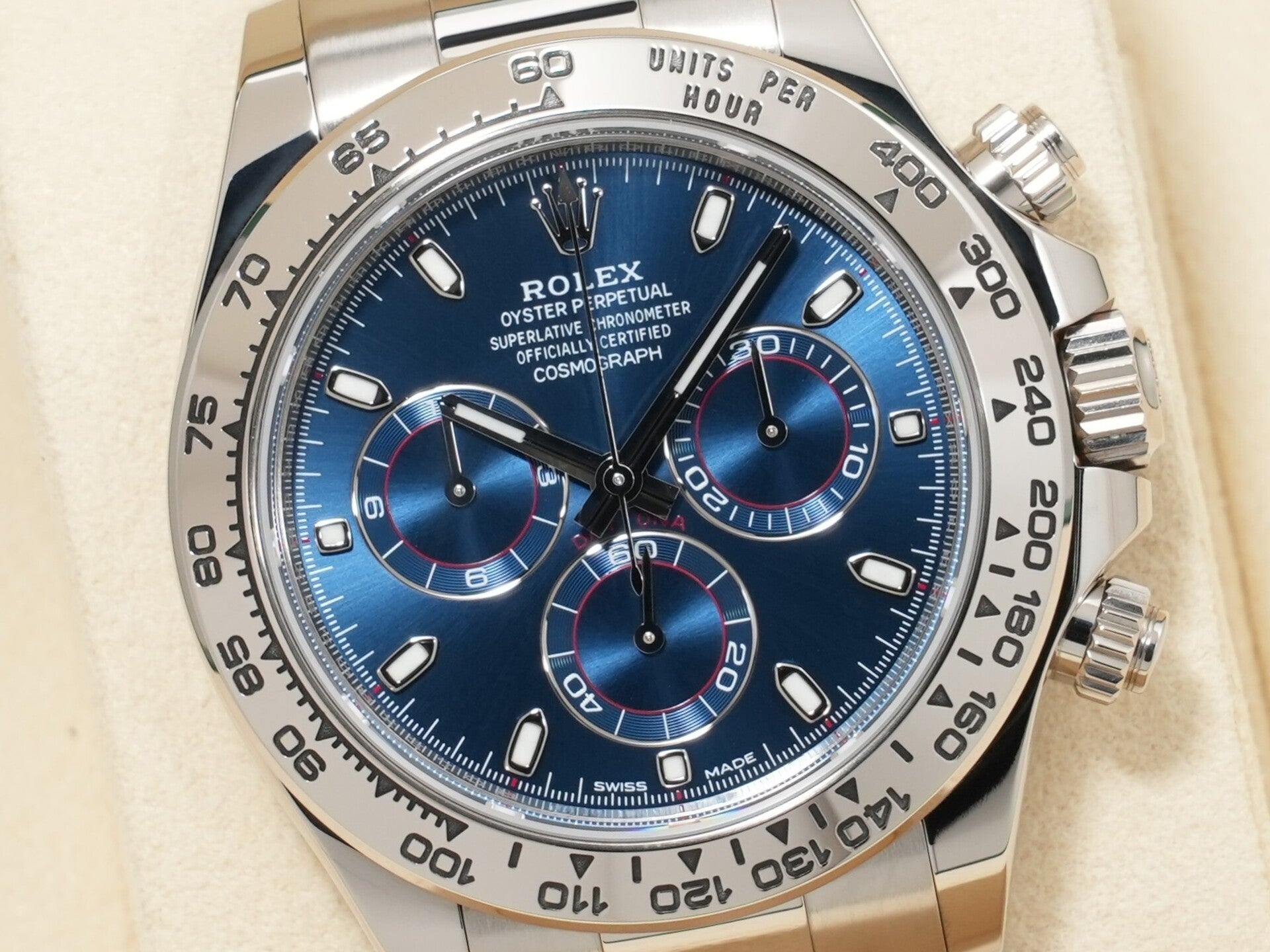 ロレックス デイトナ Ref.116509 ホワイトゴールド ブルー文字盤 美品 tdimd2k3