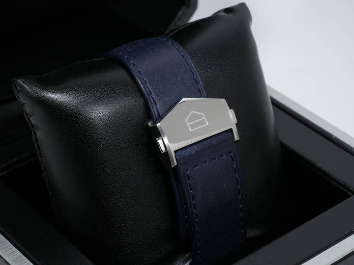 TAG Heuer Carrera Tourbillon Chronograph Ref. CBS5010.FC6543 Stainless Steel Blue Dial Pre-owned g37x7br9