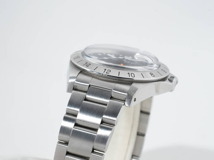 ロレックス エクスプローラーII Ref.1655 ステンレススチール ブラック文字盤 オイスターブレスレット 中古 fn3vvsp6