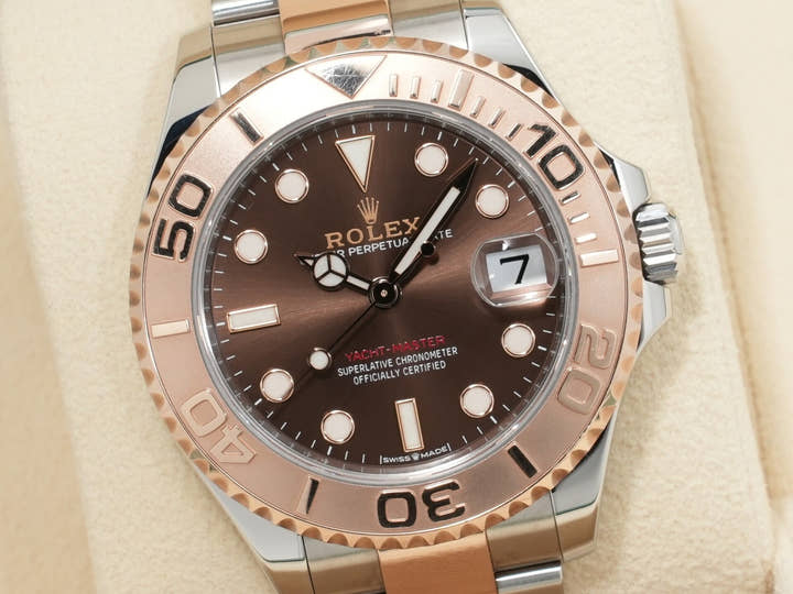 Rolex Yacht-Master 37 Ref. 268621 Stainless Steel/Everose Gold Chocolate Dial Pre-owned 6nptkueq