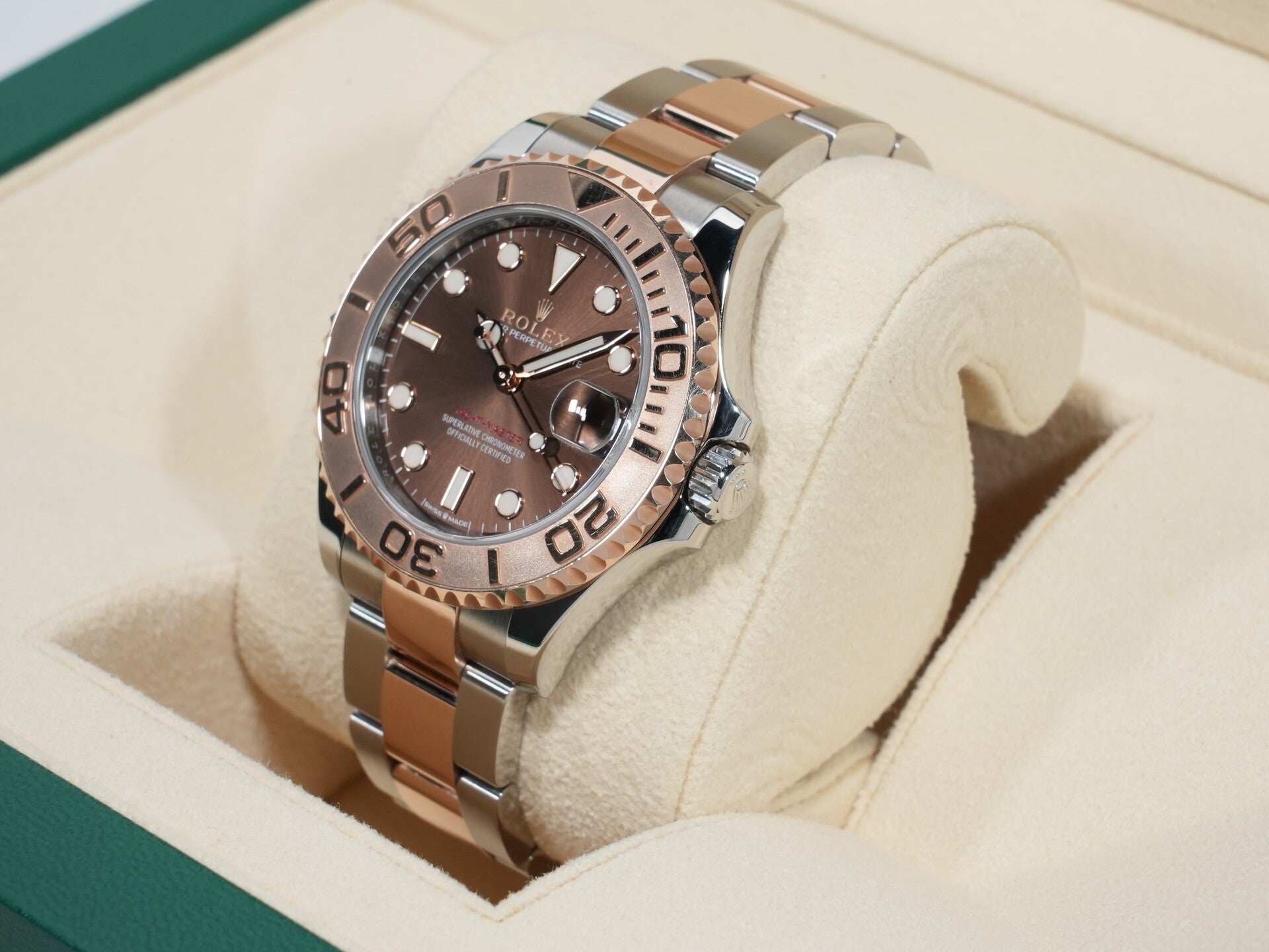 Rolex Yacht-Master 37 Ref. 268621 Stainless Steel/Everose Gold Chocolate Dial Pre-owned 6nptkueq