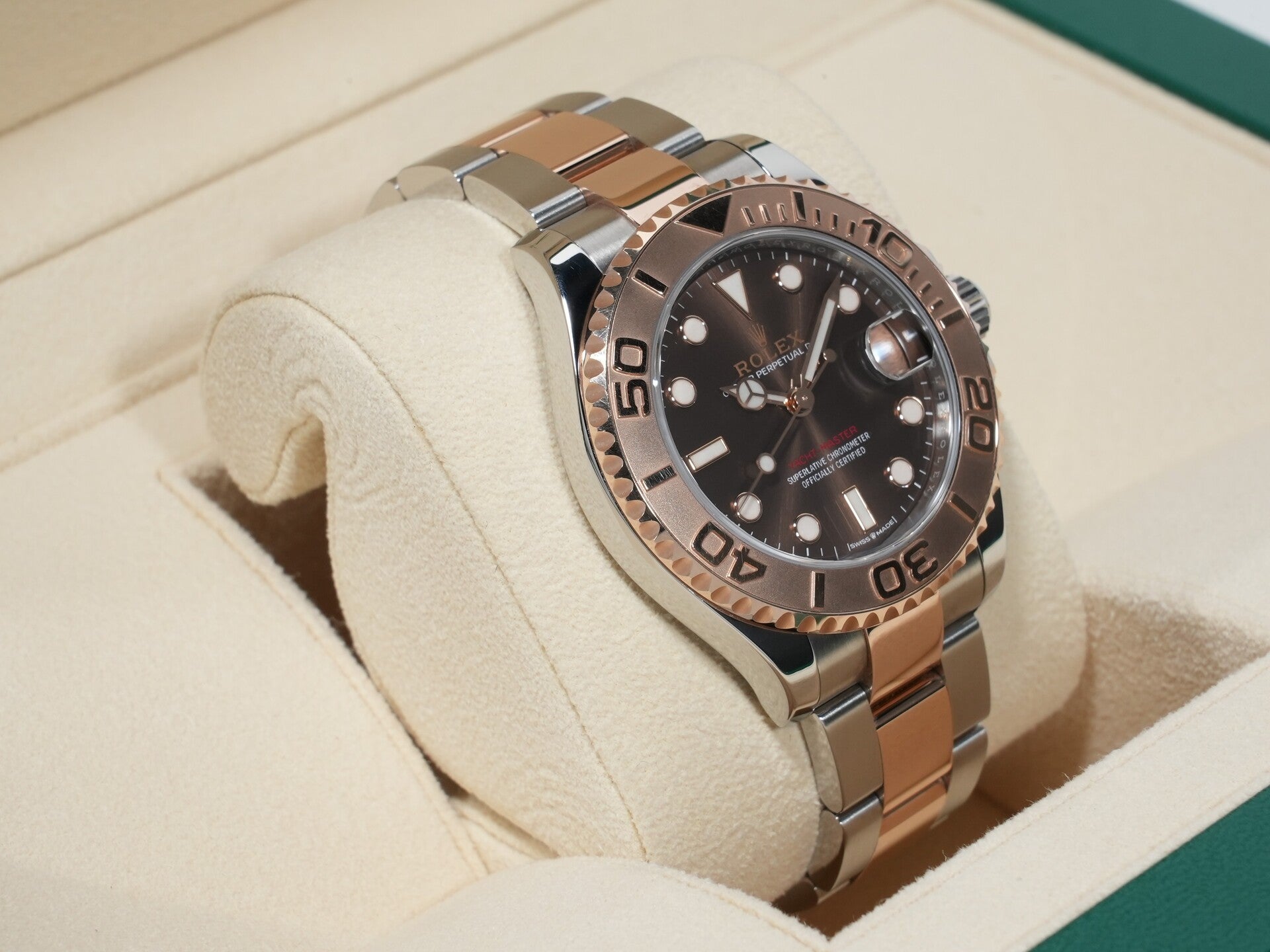 Rolex Yacht-Master 37 Ref. 268621 Stainless Steel/Everose Gold Chocolate Dial Pre-owned 6nptkueq