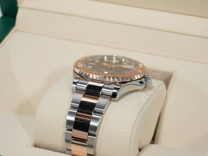 Rolex Yacht-Master 37 Ref. 268621 Stainless Steel/Everose Gold Chocolate Dial Pre-owned 6nptkueq