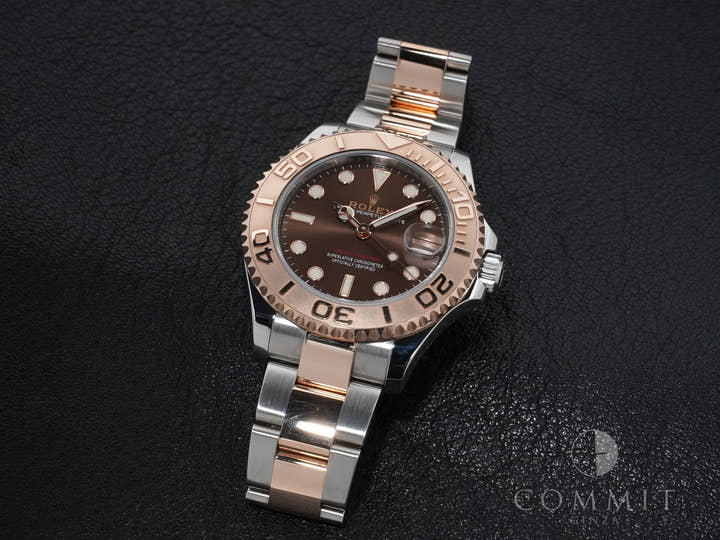 Rolex Yacht-Master 37 Ref. 268621 Stainless Steel/Everose Gold Chocolate Dial Pre-owned 6nptkueq