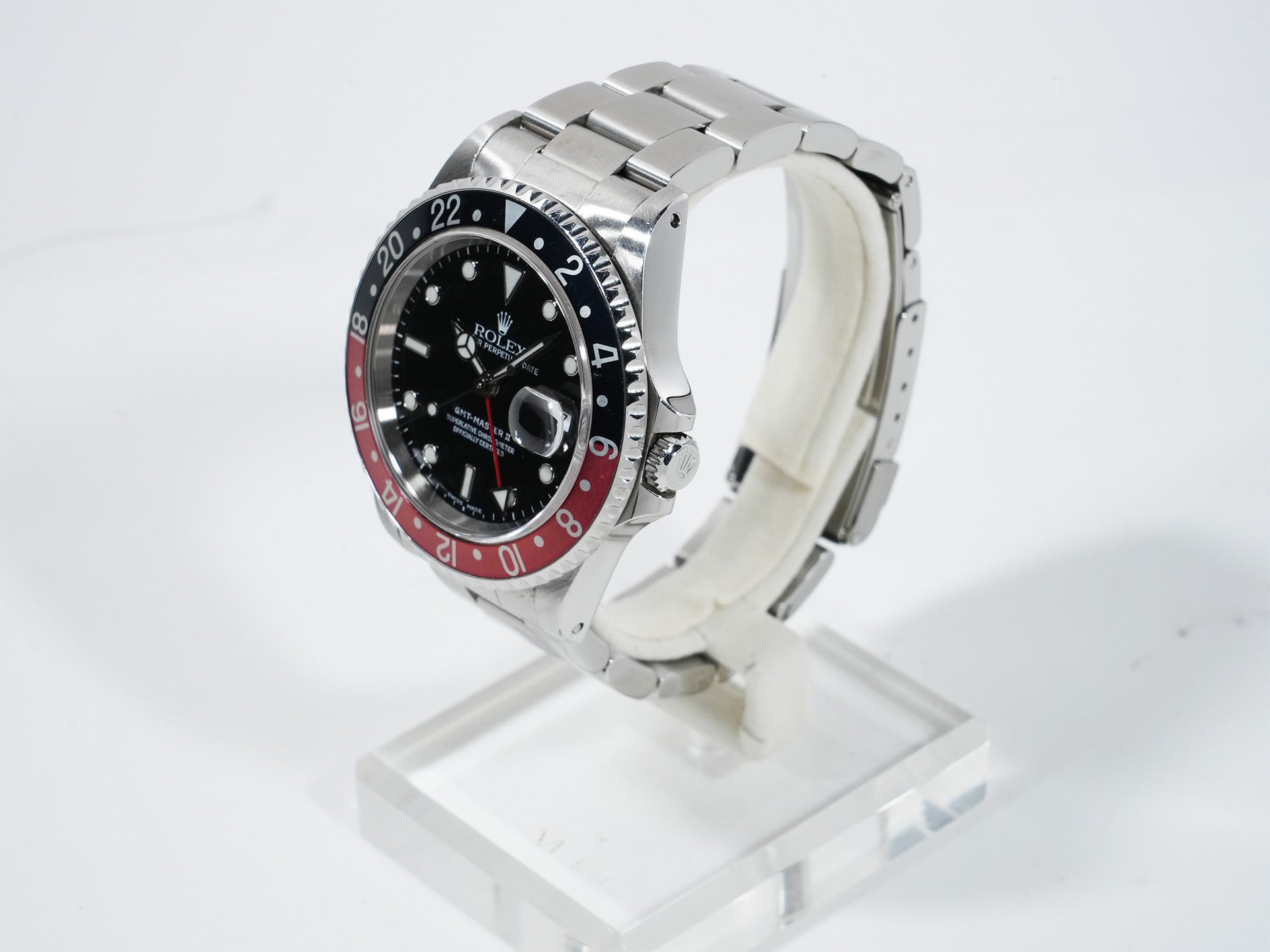 ロレックス GMTマスターII Ref.16710 ステンレススチール ブラック文字盤 オイスターブレスレット 中古 ijo5o7po