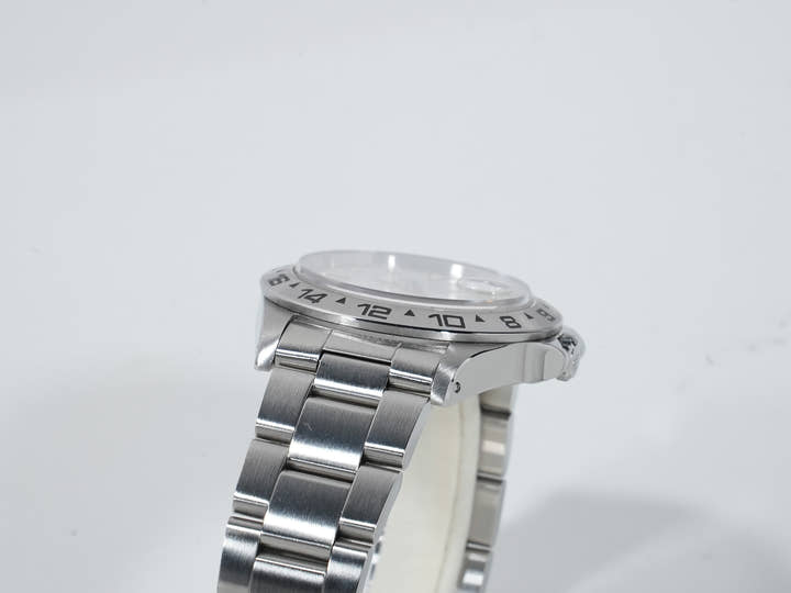 ロレックス エクスプローラーII Ref.16550 ステンレススチール アイボリー文字盤 オイスターブレスレット 中古 wt4f4dqx