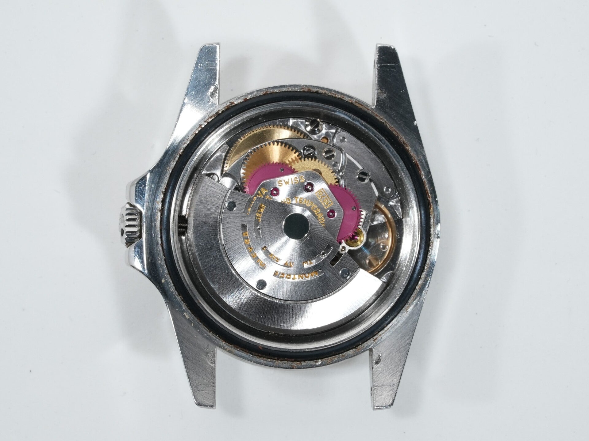 ロレックス エクスプローラーII Ref.1655 ステンレススチール ブラック文字盤 オイスターブレスレット 中古 u8in292o