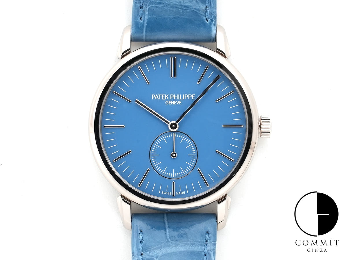 Patek Philippe Calatrava Grand Exhibition Tokyo 2023 Ref. 6127G-010 White Gold with Light Blue Dial, Unused uo2rckp3