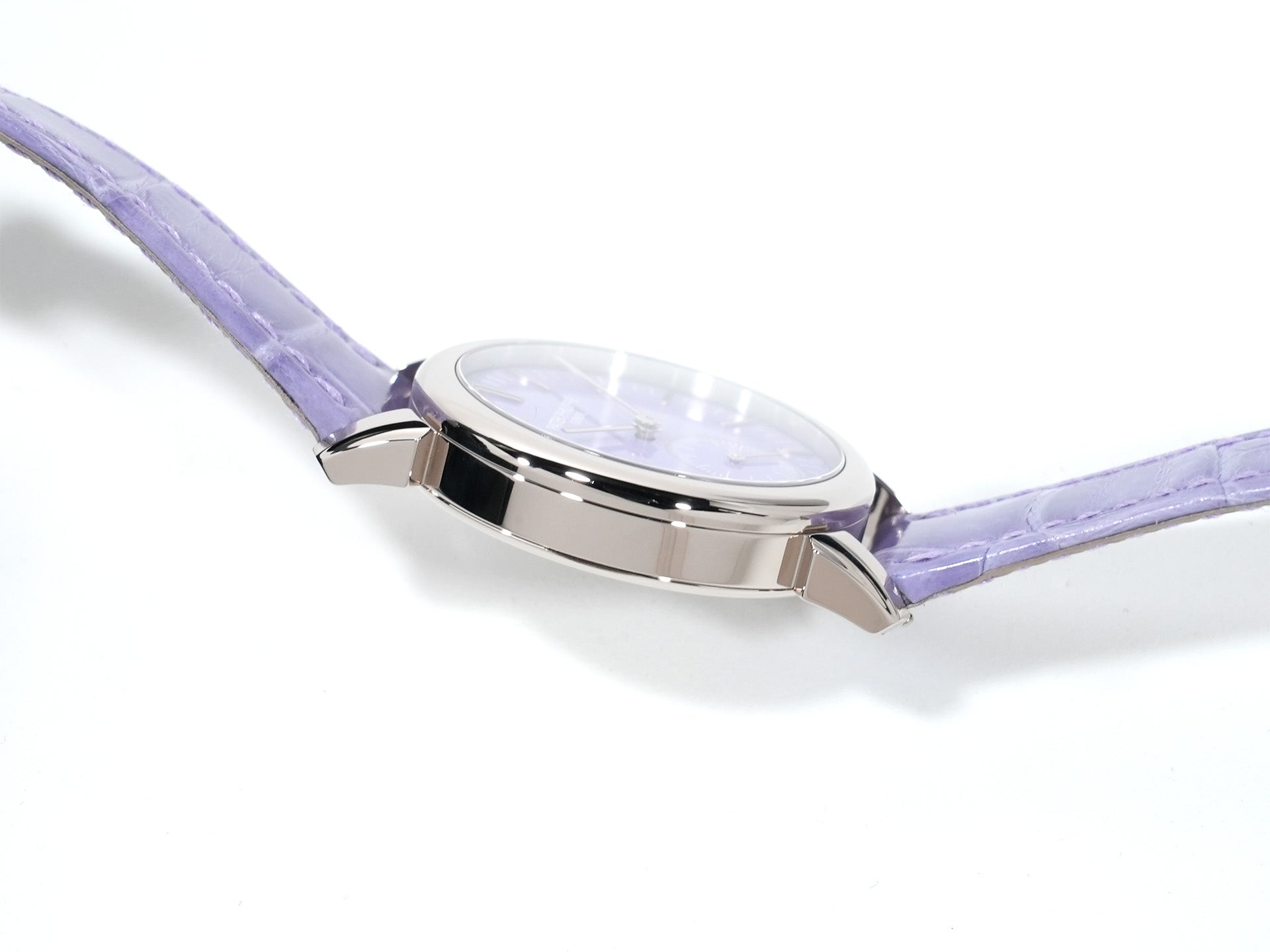 Patek Philippe Calatrava Grand Exhibition Tokyo 2023 Ref. 7127G-010 White Gold Lilac Tone (Purple) Dial Unused 4xqjazwh