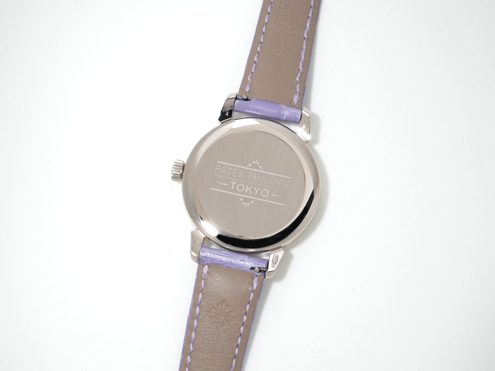 Patek Philippe Calatrava Grand Exhibition Tokyo 2023 Ref. 7127G-010 White Gold Lilac Tone (Purple) Dial Unused 4xqjazwh