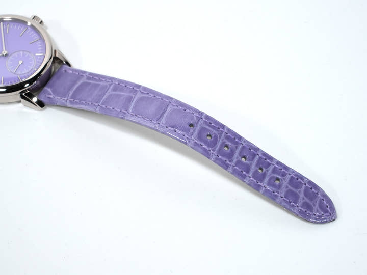 Patek Philippe Calatrava Grand Exhibition Tokyo 2023 Ref. 7127G-010 White Gold Lilac Tone (Purple) Dial Unused 4xqjazwh