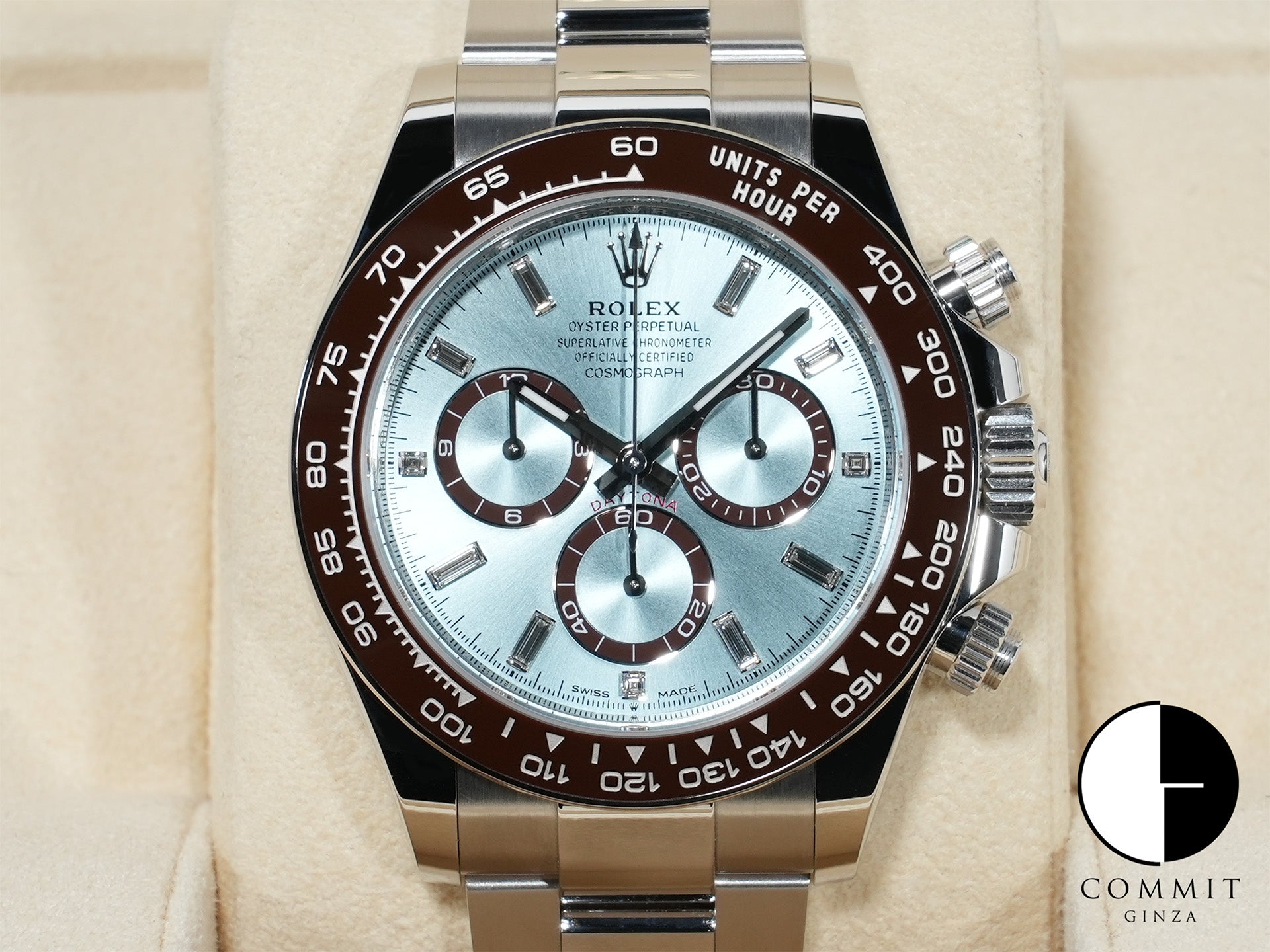ロレックス デイトナ Ref.126506A プラチナ アイスブルーx11Pダイヤ文字盤 未使用 zmkh5wp2