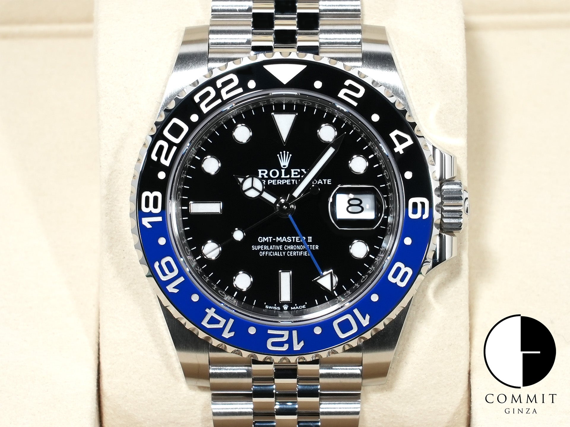 ロレックス GMTマスターII Ref.126710BLNR ステンレススチール ブラック文字盤 ジュビリーブレスレット 未使用 x5pmfqgo
