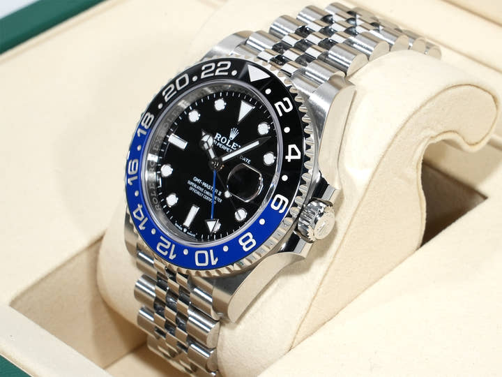 ロレックス GMTマスターII Ref.126710BLNR ステンレススチール ブラック文字盤 ジュビリーブレスレット 未使用 x5pmfqgo