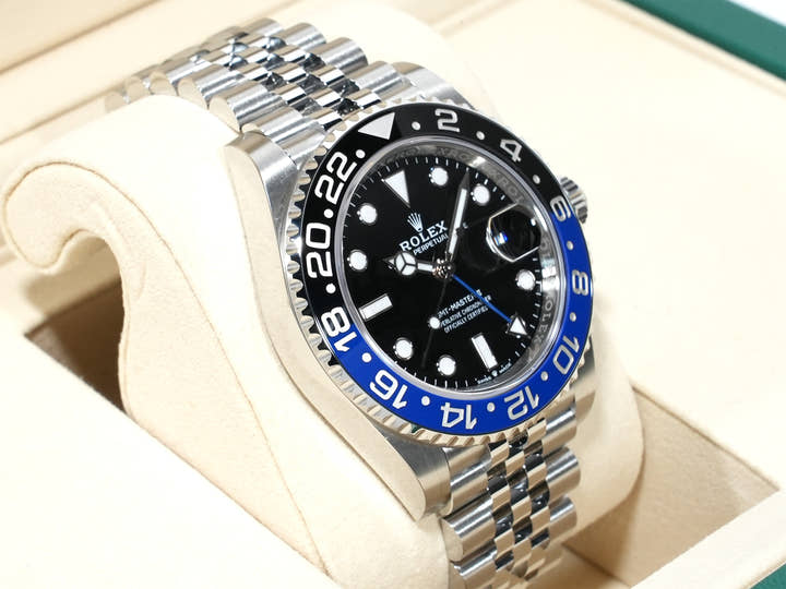 ロレックス GMTマスターII Ref.126710BLNR ステンレススチール ブラック文字盤 ジュビリーブレスレット 未使用 x5pmfqgo