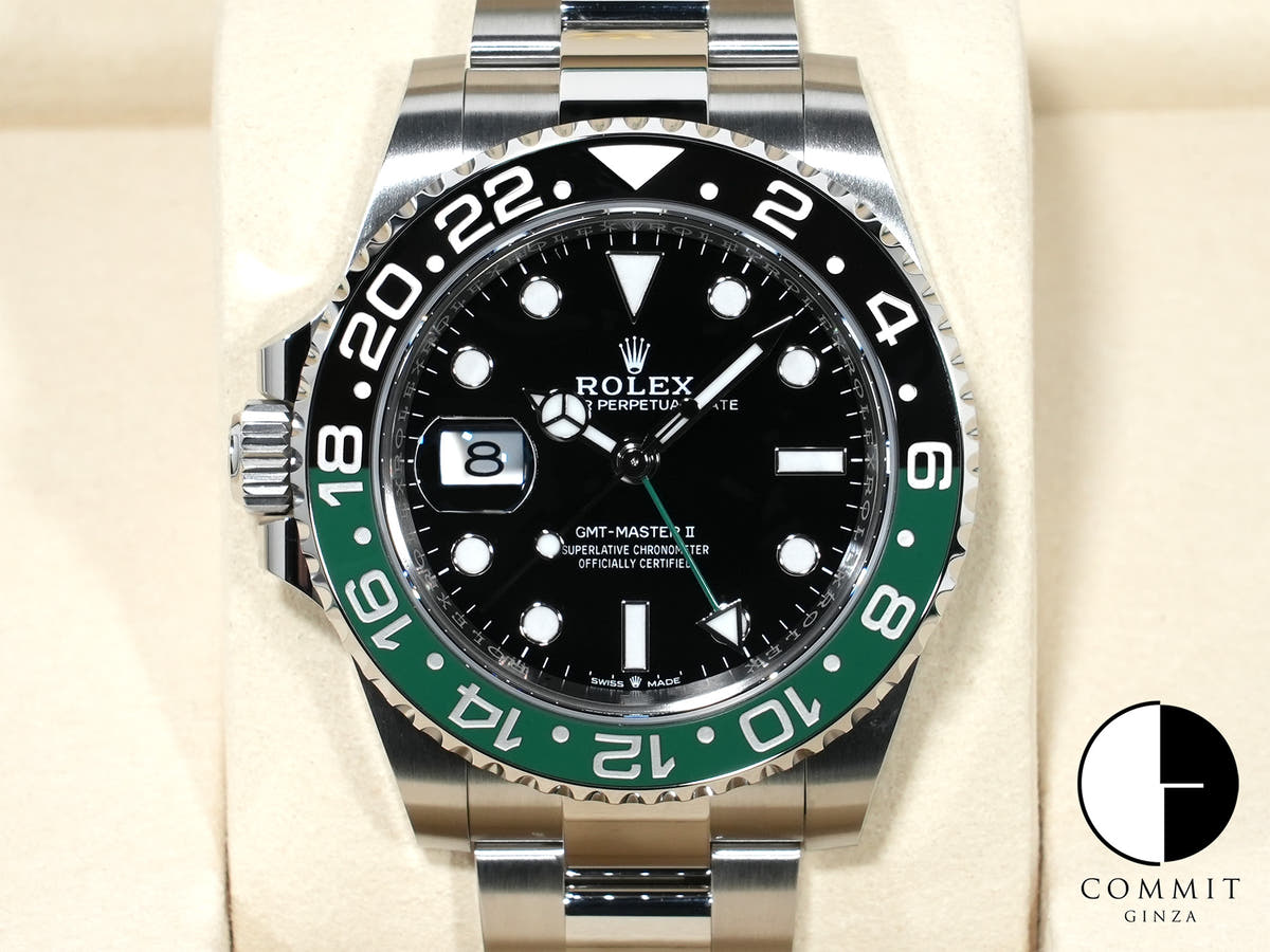 ロレックス GMTマスターII Ref.126720VTNR ステンレススチール ブラック文字盤 オイスターブレスレット 未使用 zvgkbatu