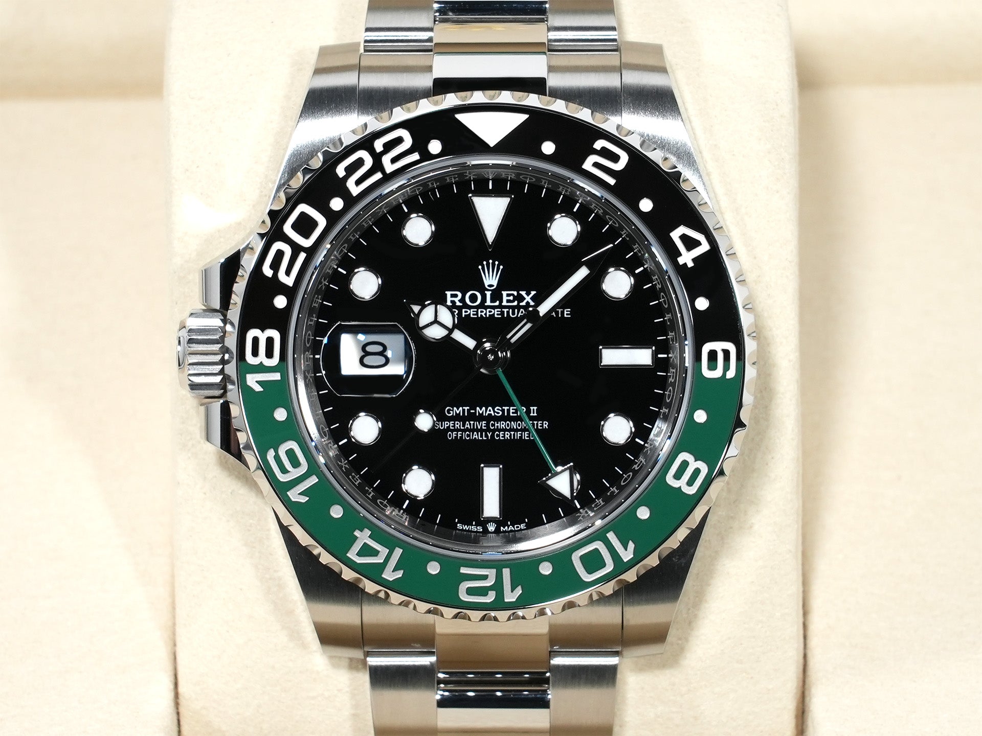 ロレックス GMTマスターII Ref.126720VTNR ステンレススチール ブラック文字盤 オイスターブレスレット 未使用 zvgkbatu